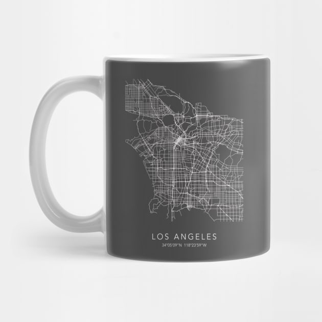 Los Angeles Map by Dennson Creative